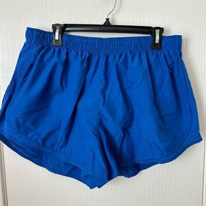 Nike Dry Fit blue running shorts